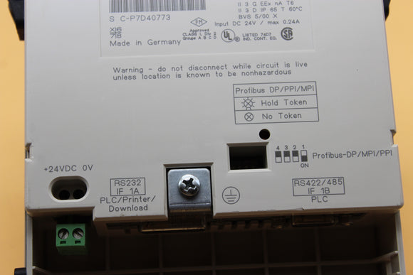 PREOWNED | SIEMENS | 6AV3 607-1JC20-0AX1 |