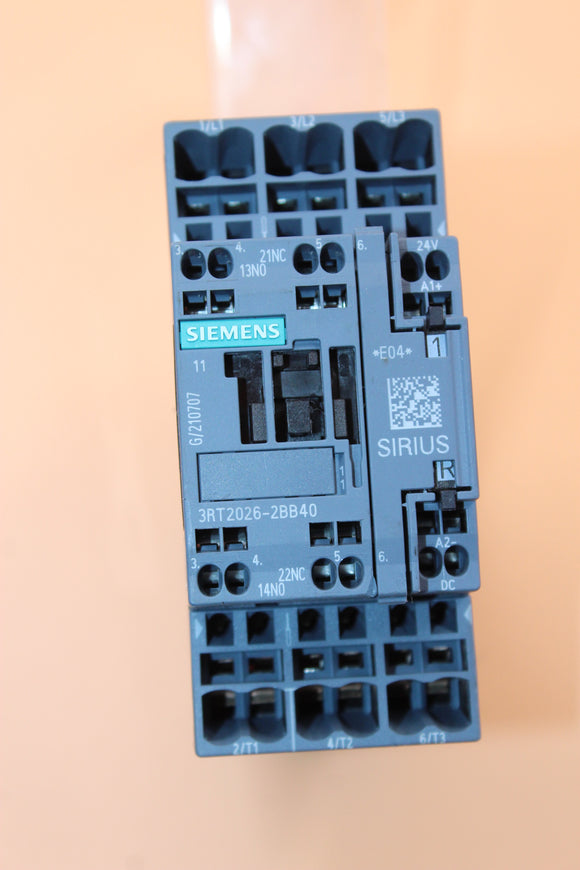 New No Box | SIEMENS | 3RT2026-2BB40 |