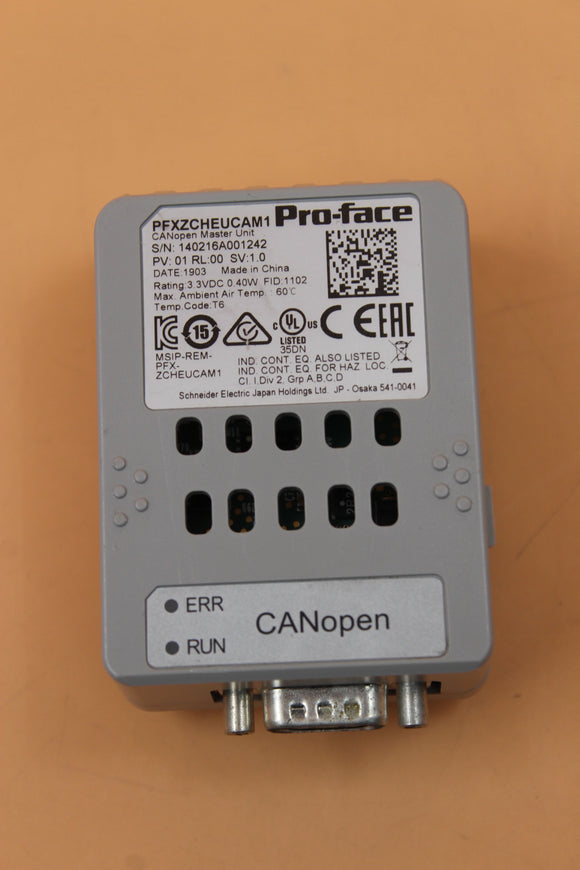 PREOWNED | PRO-FACE | PFXZCHEUCAM1 |