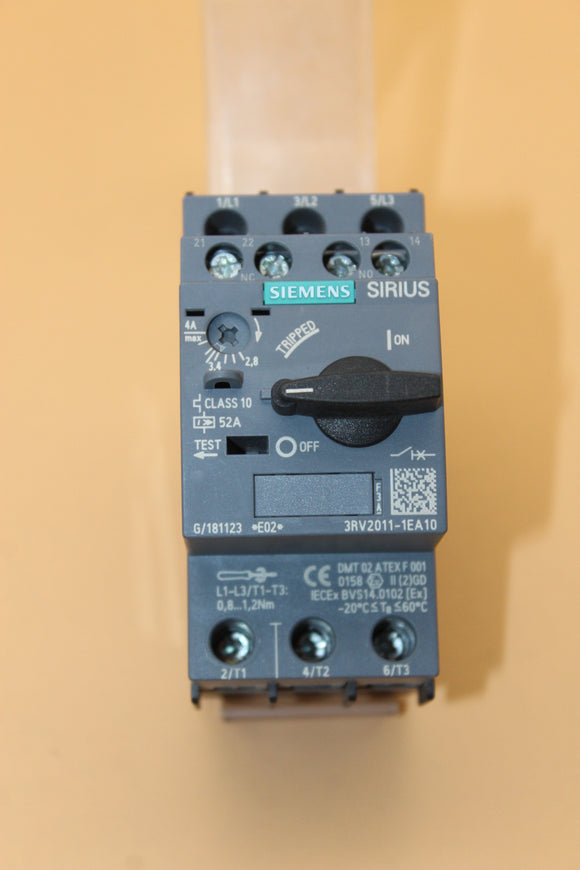 New No Box | SIEMENS | 3RV2011-1EA10 |