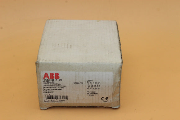 NEW | ABB | 1SAZ321201R1002 | ABB TA75DU-32  THERMAL OVERLOAD RELAY 22-32 A