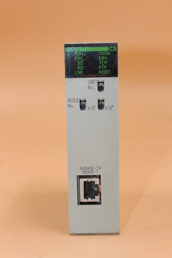 PREOWNED | OMRON | CS1W-ETN21 |