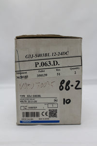 New | OMRON | G3J-S403BL | SOFT START SOLID STATE CONTACTOR