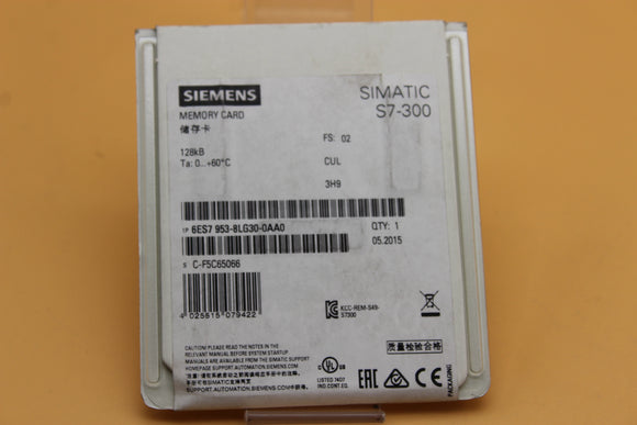 New Sealed Box | SIEMENS | 6ES7 953-8LG30-0AA0 |