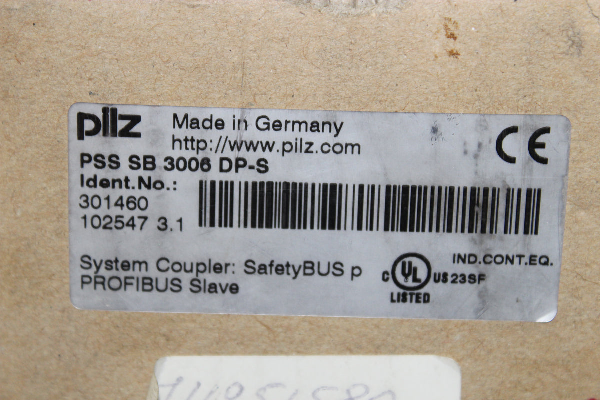 PSS SB 3006-3 DP-S - PROGRAMMABLE SAFETY SYSTEM PSS SB 3006-3 DP-S - PROGRAMMABLE SAFETY SYSTEM