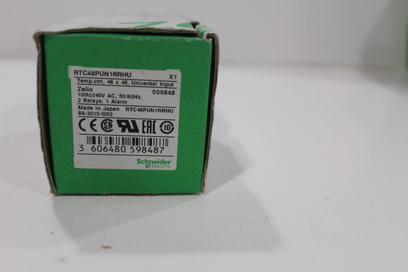 New | Schneider Electric | RTC48PUN1RRHU | Temperature Control 48x48 Universal Input