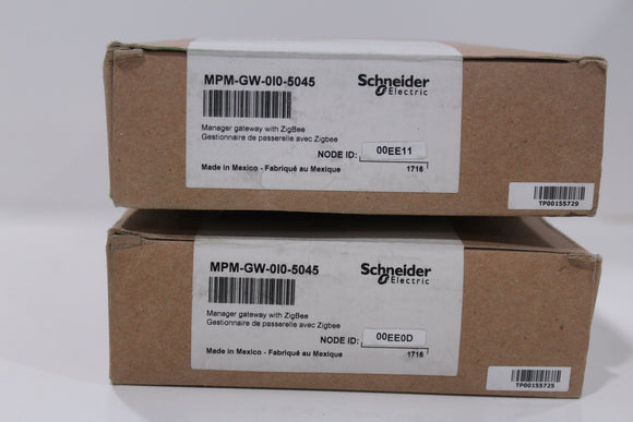 New | Schneider Electric | MPM-GW-010-5045 | Manager Gateway with ZigBee
