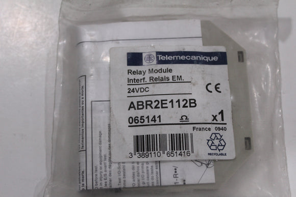 New | Telemecanique | ABR2E112B | Relay Module 24VDC