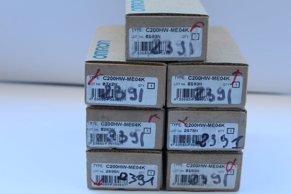 New | Omron | C200HW-ME04K | Controllers 4K WORD EEPROM