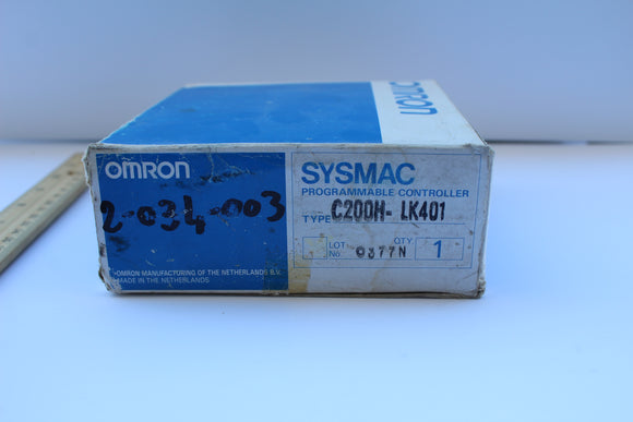 New | Omron | C200H-LK401 | C200H Communication Control Module, PC Link (C200HLK401)