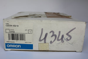 New | Omron | C200H-ID219 | C200H INPUT 64pts. 24VDC, 6mA
