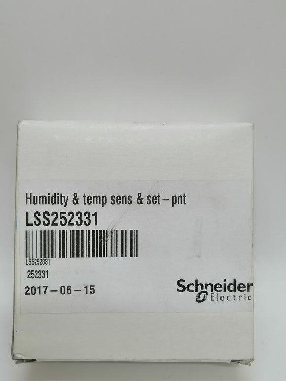 New | Schneider Electric | LSS252331 | Indoor Humidity & Temp sensor 0-40°C Change Set-point