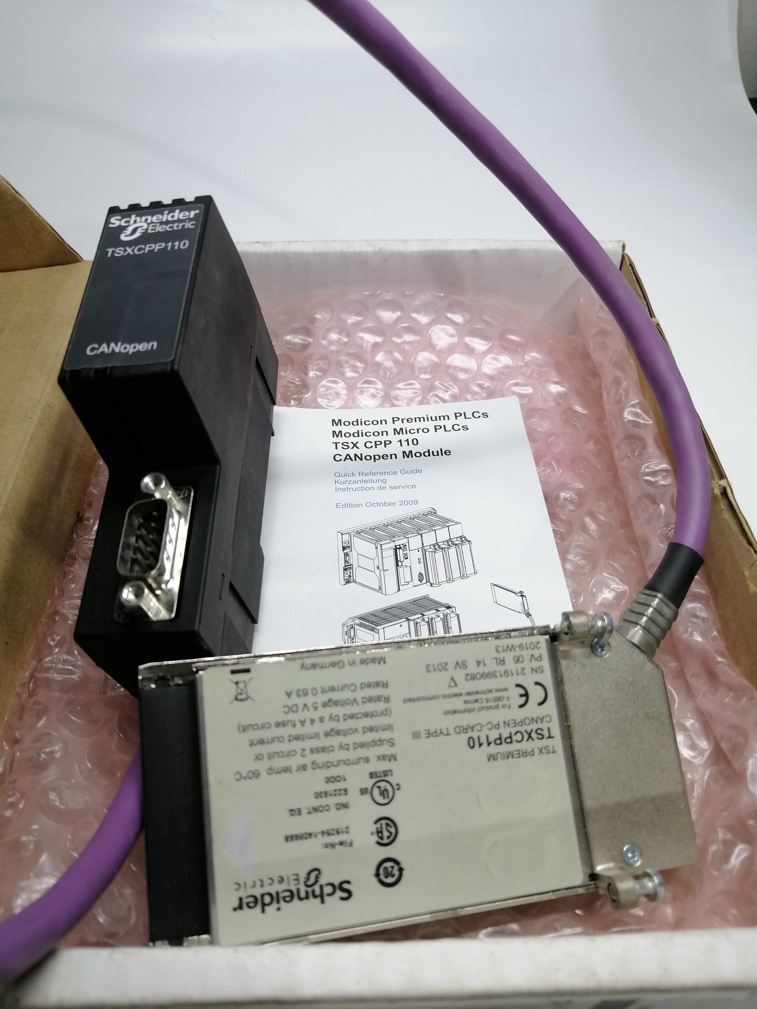 Schneider Electric TM5SAI4PH Modicon analog input card, 399,15 Schneider Electric TM5SAI4PH Modicon analog input card, 399,15