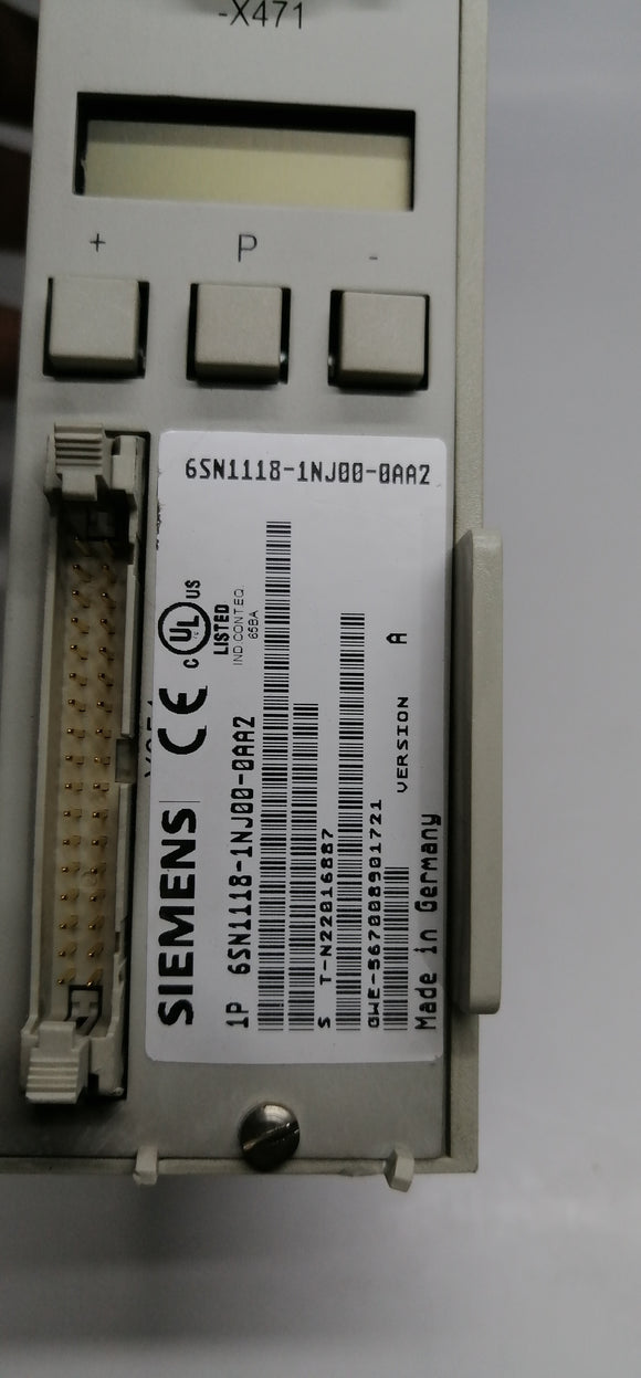 USED | SIEMENS | 6SN1118-1NJ00-0AA2 | CONTROLLER CARD (AXIS CARD) 6SN1118-1NJ00-0AA2