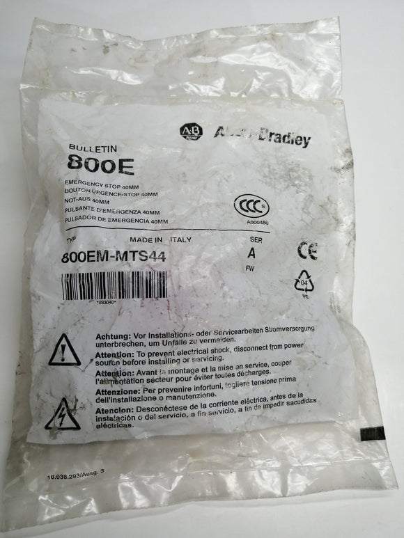 New | Allen-Bradley | 800EM-MTS44 | EMERGENCY STOP 40 MM