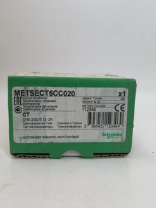 New | Schneider Electric | METSECT5CC020 | CURRENT TRANSFORMER DIN 200/5