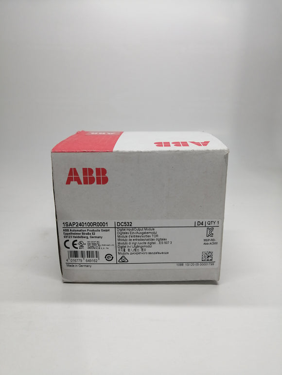 New Sealed Box | ABB | 1SAP240100R0001 | DIGITAL INPUT/OUTPUT MODULE DC532