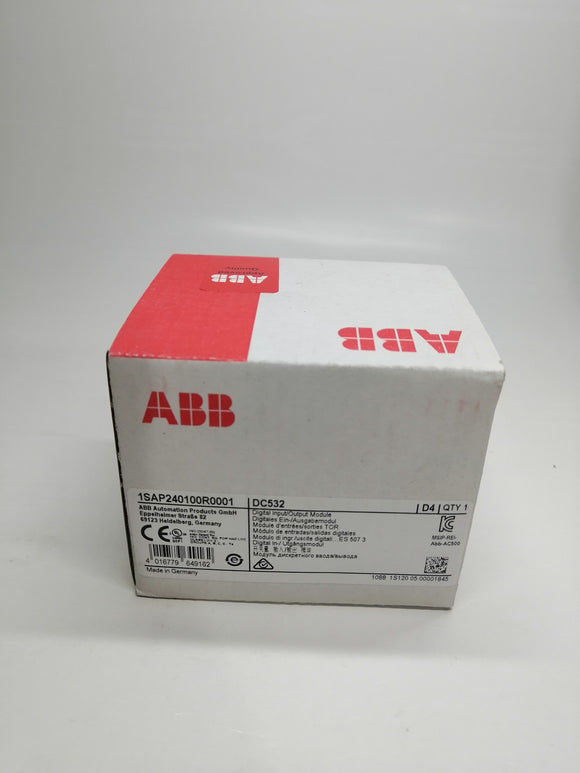 New | ABB | 1SAP240100R0001 | DIGITAL INPUT/OUTPUT MODULE DC532