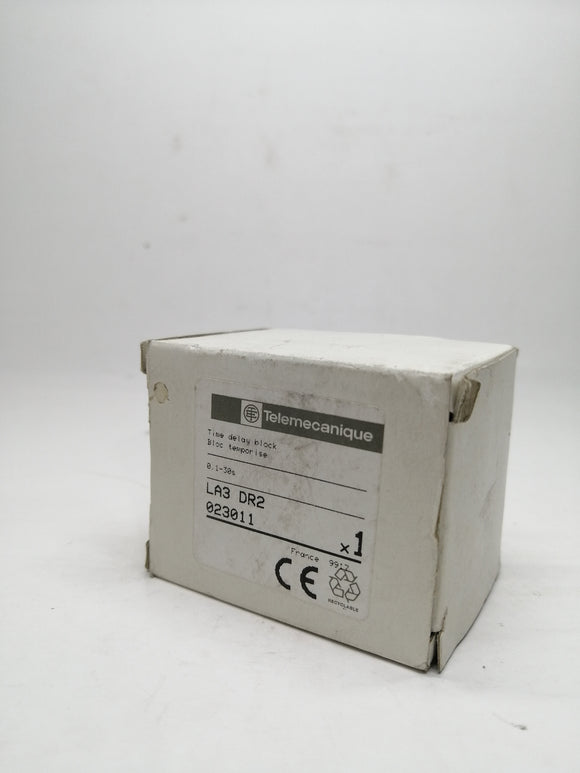 New | Telemecanique | LA3 DR2 | TIME DELAY BLOCK 0.1-30S 023011 DELAY OFF