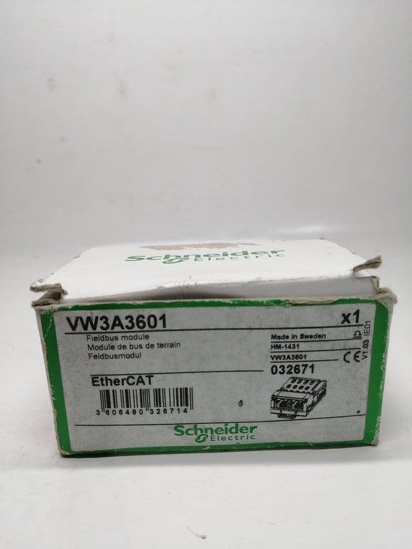 New | Schneider Electric | VW3A3601 | FIELDBUS MODULE 032671 ETHERCAT