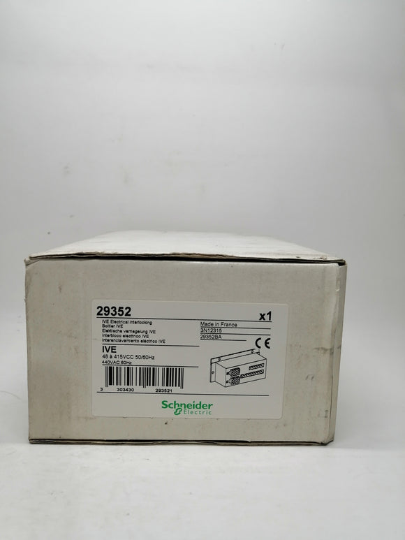 New | Schneider Electric | IVE 29352 | ELECTRICAL INTERLOCKING 48-415 VCC 50-60HZ   440 VAC 60HZ