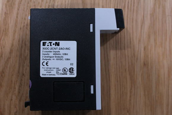 New NO BOX | Eaton | XIOC-2CNT-2AO-INC | 2 COUNTER INPUT -2 ANALOGUE OUTPUTS