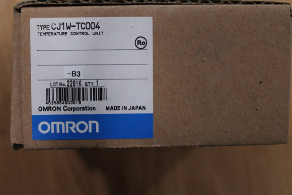 New | Omron | CJ1W-TC004 | TEMPERATURE CONTROL UNIT