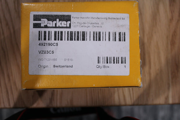New | PARKER | 492190C5 | 110V Ex me IIC T3/T4, Class 1- ZONE 1, IP66, 9W, COIL TYPE 2.1