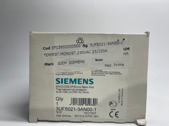 NEW | SIEMENS | 3UF5021-3AN00-1 |  